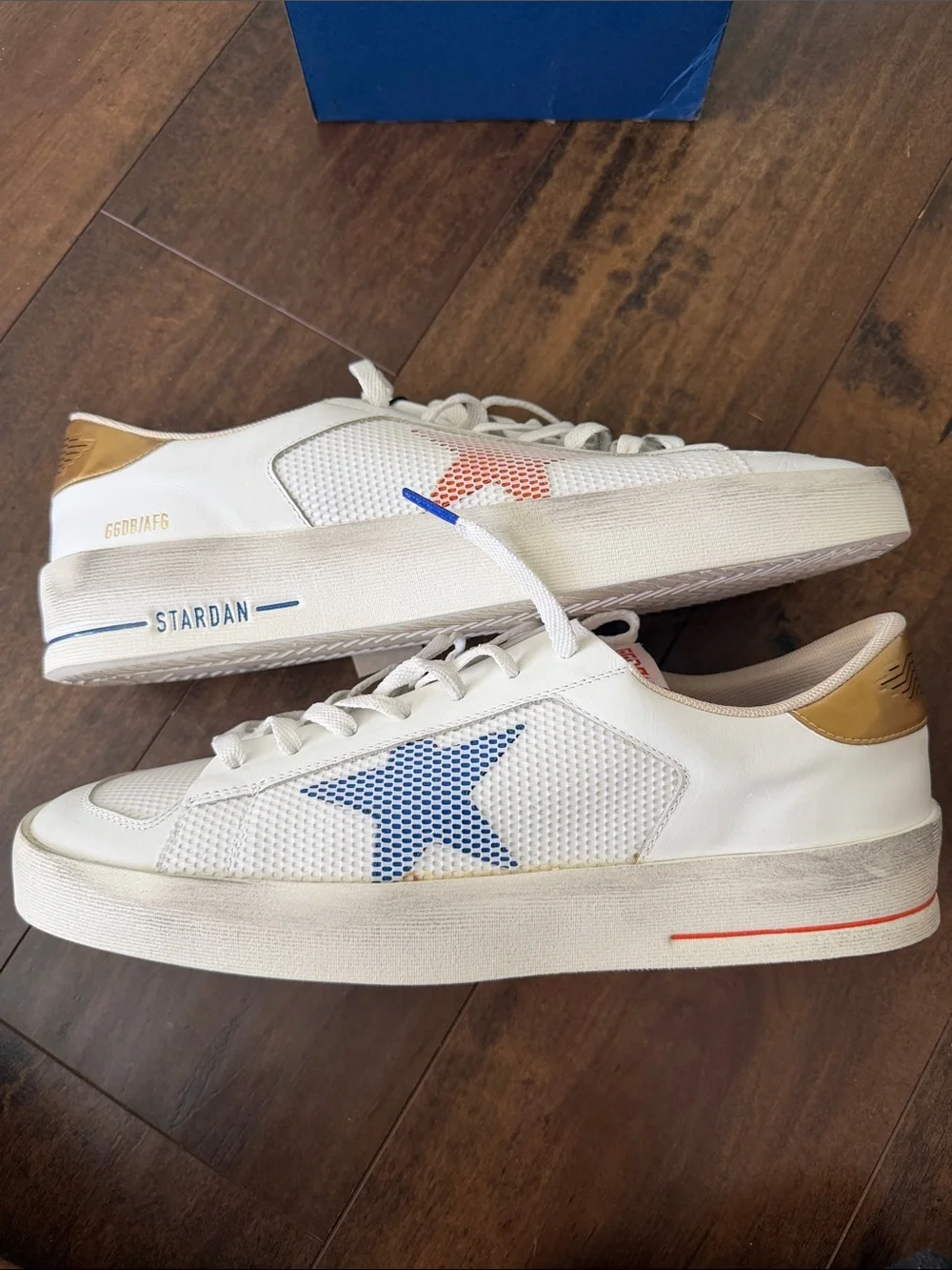 Golden goose LTD Stardan Gold/White Star Accent Men's Sneakers -